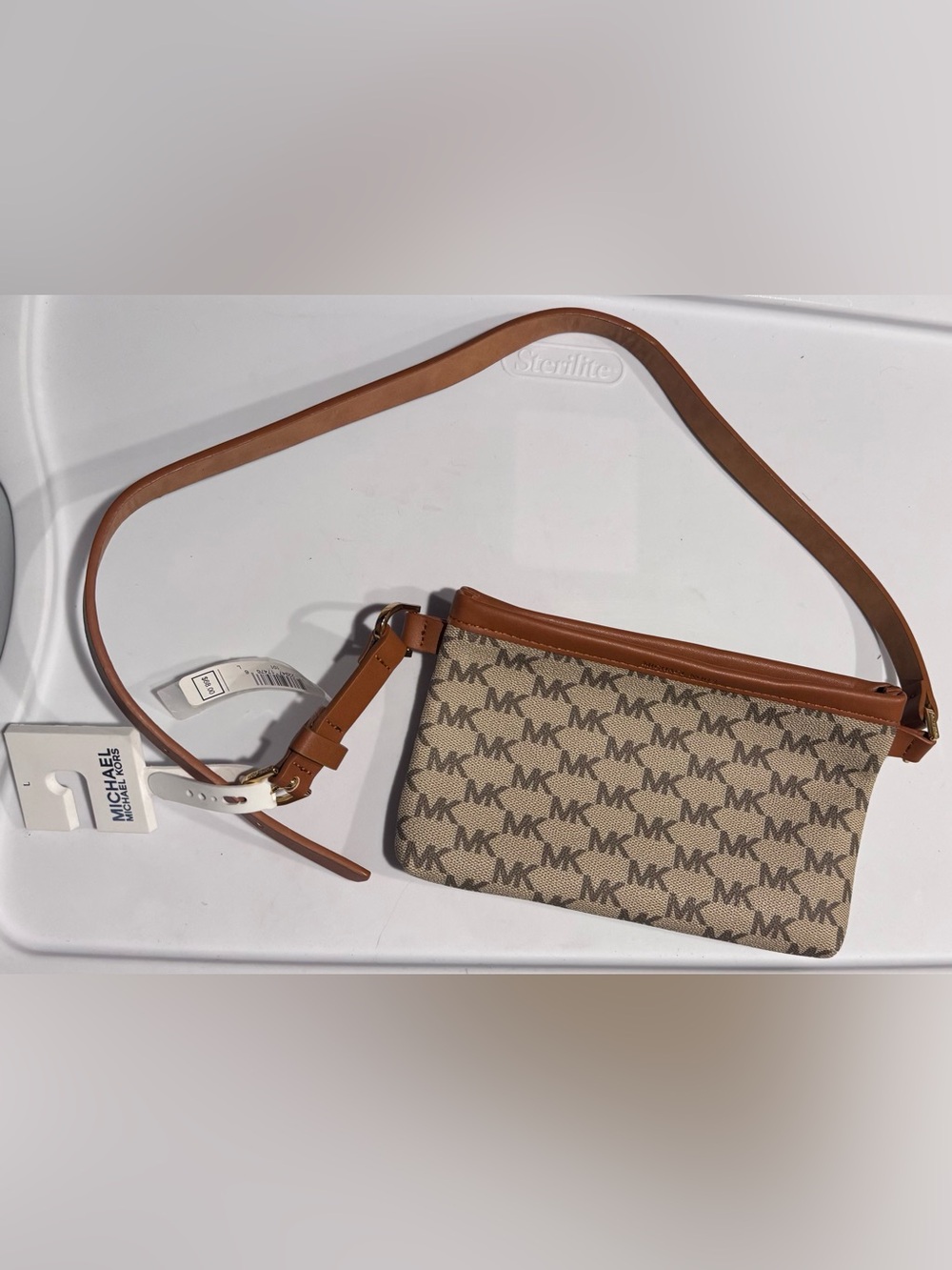 Michael Kors Tan Logo Waist Belt Bag
